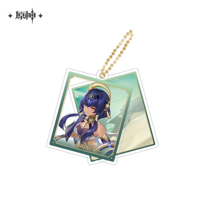 Sunsyea Genshin Impact Official Merch miHoYo Original Theme Series Keychain Vol.3 Alhaitham Kaveh Furina Wanderer Navia