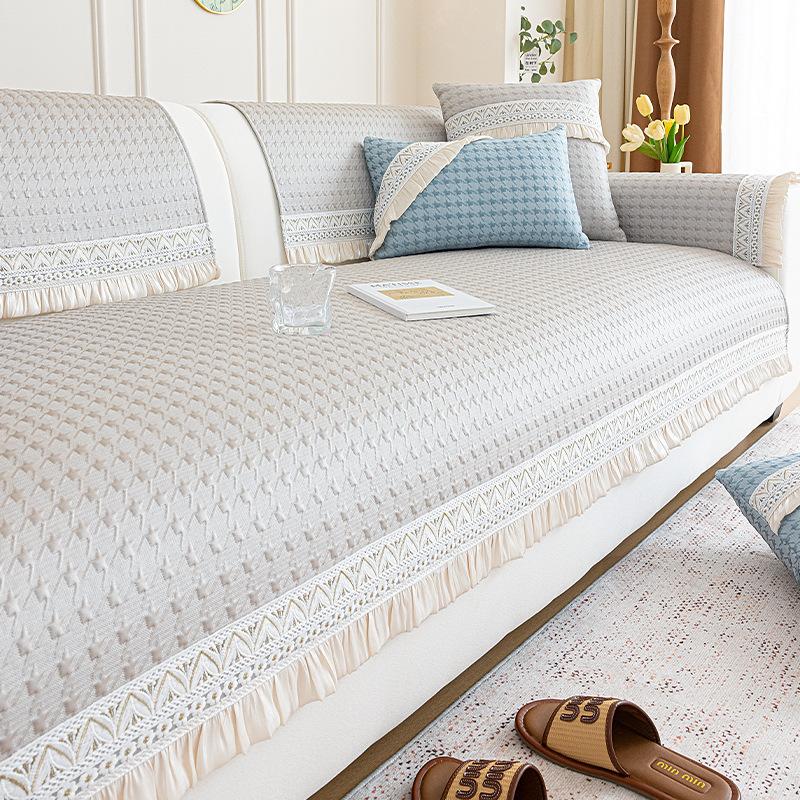 

Cool Doudou Sofa Cushion Summer Cool Feeling Ice Silk Sofa Mat Seat Cushion Summer High Feeling Leather Sofa Cover Cloth Cool Cushion 70*120cm