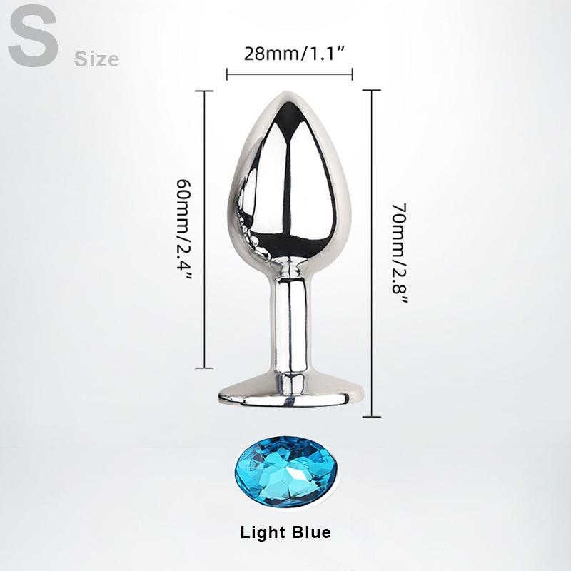 Sex Toys For Women 5Sizes Metal Butt Plug Fox Tail Intimates Accessorie Bdsm Anal Extender Dilator Erotic Games Goods For Adults
