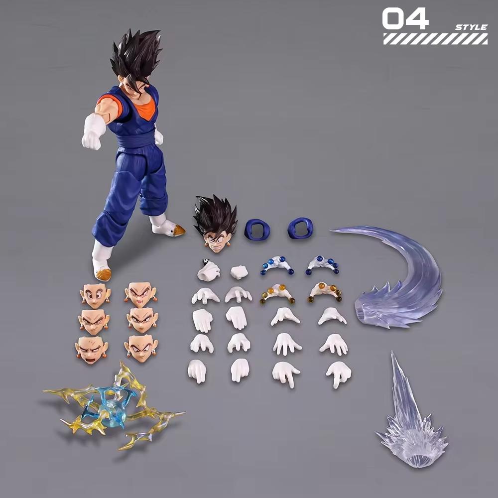 In Stock YGmw Studio OC Vegito 07 SHF Super Saiyan Fusion Warrior Action Figure Anime Figure Model Collectible Toy