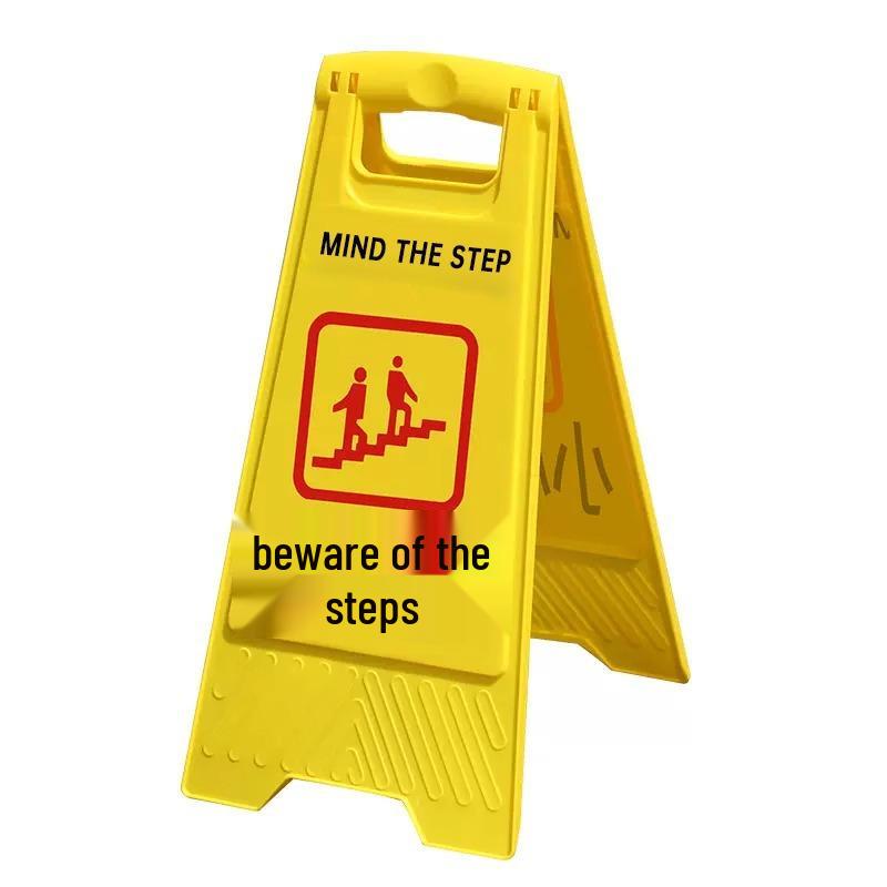 Warning A-Frame Sign: Slippery Floor, Wet Floor, Do Not Park, Under Repair
