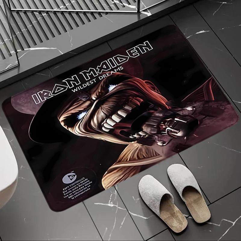 Corridor Doormat Heavy Rocks Metals Band Rugs Interior Foot Carpets Entrance Floor Mats Non-slip Yoga Rug Home Decor Prayer Mat