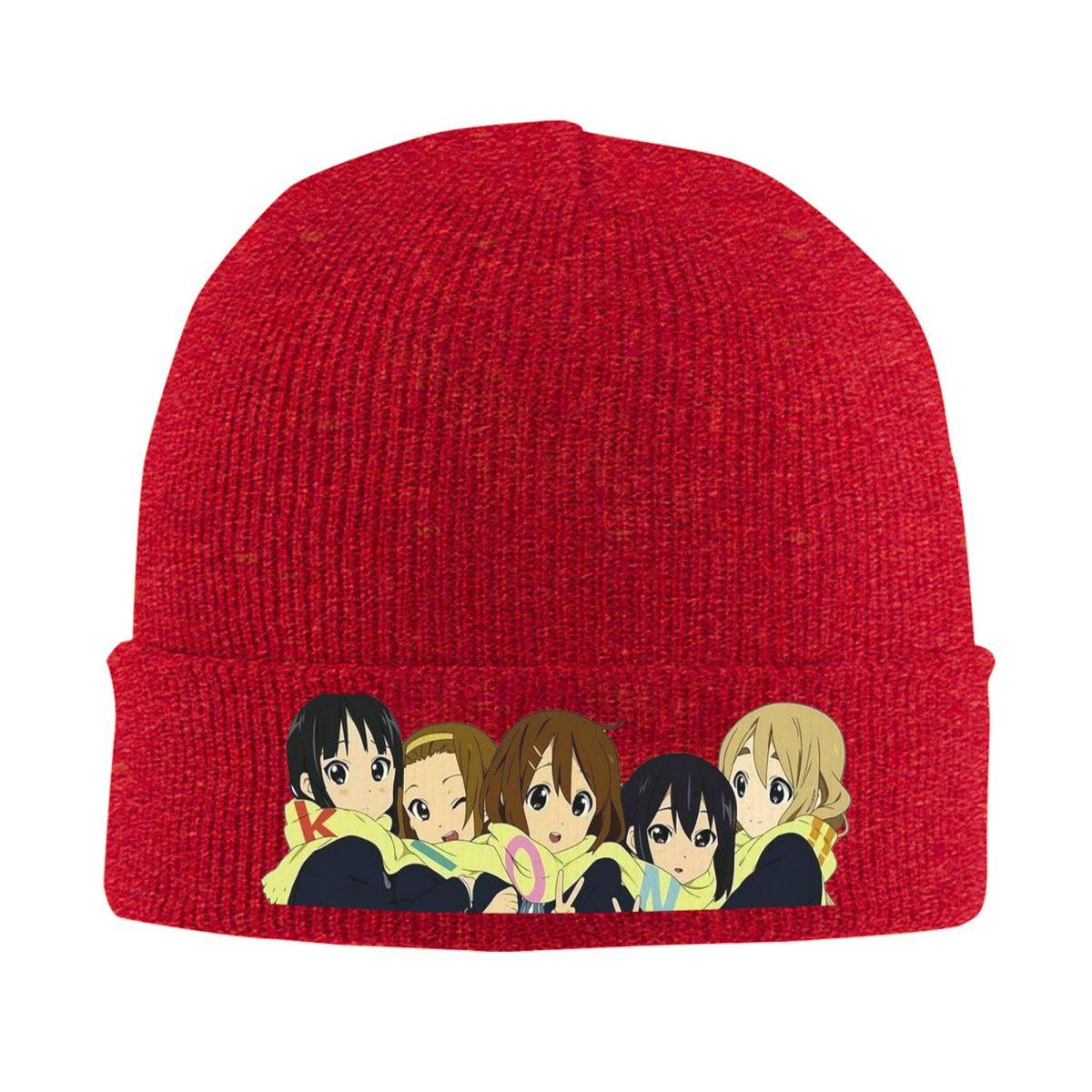 

K on Logo Warm Knitted Cap Winter Knit Bonnet Hat Skullies Beanies Hip Hop Caps for Unisex One Size