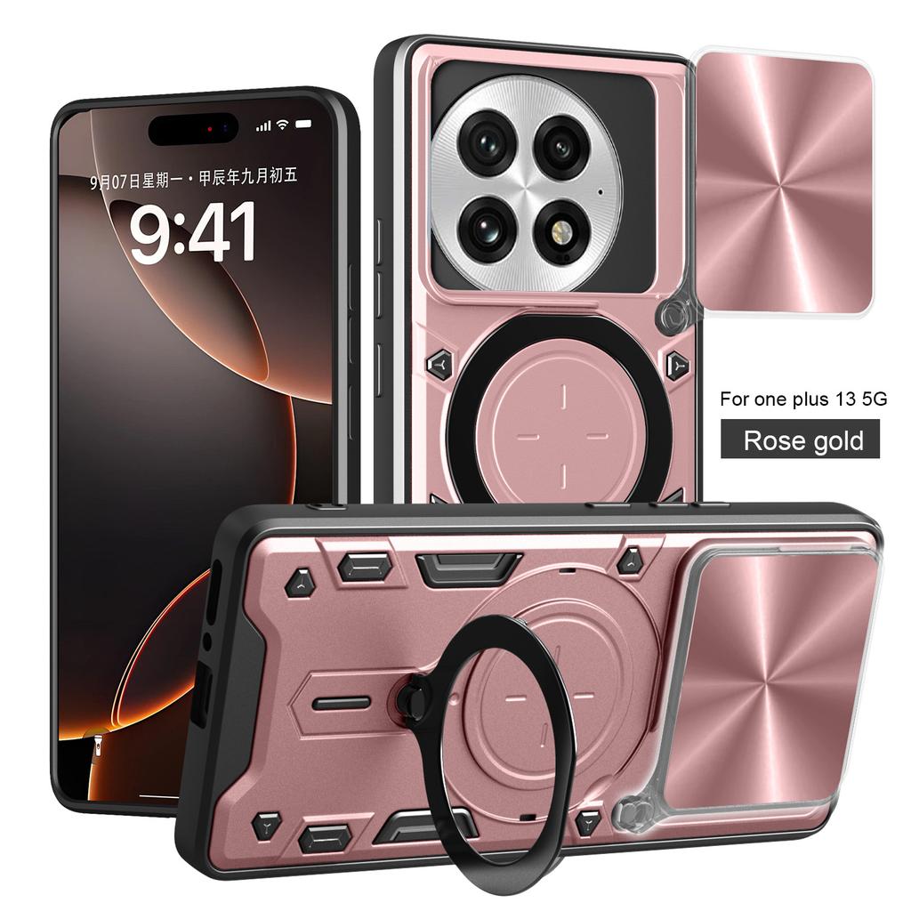 Applicable To OnePlus 15 Still Magnetic Mobile Phone Case oneplusACE5Pro Bracket 1 + 13R Anti-drop Protective Case