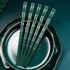 5 Pairs Reusable Chinese Chopsticks Set Plastic Dining Chopsticks Sushi Chopsticks  Restaurant