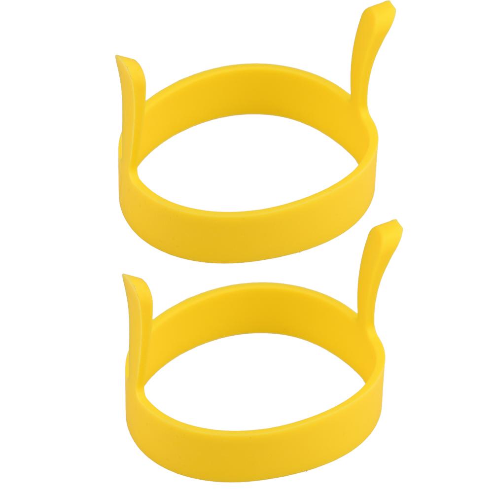 8X Silicone Ring Fried Egg Mold Nonstick Pancake Ring Molds Heat Resistant Multi-function Portable Creative for Cooking DIY Tool