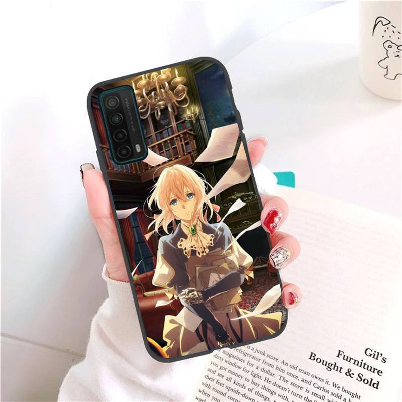 

Фиолетовый чехол для телефона Evergarden для Honor 7A Pro 7C 10i 8A 8X 8S 8 9 10 20 Lite, силиконовый чехол Honor 30pro