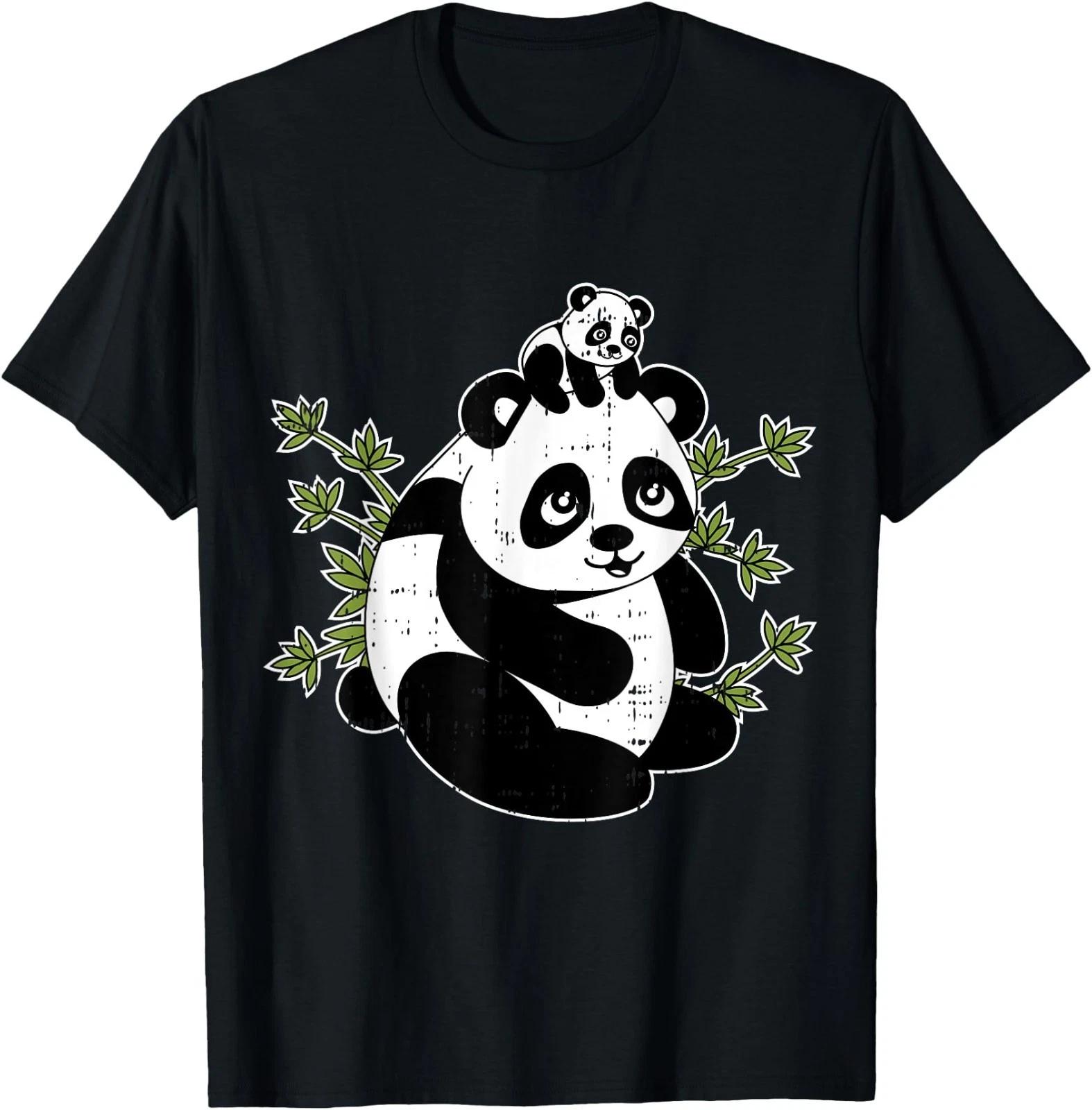 Papa Bear Panda Dad Baby Daddy Tee Cute Fathers Day Gift T-Shirt 3XL