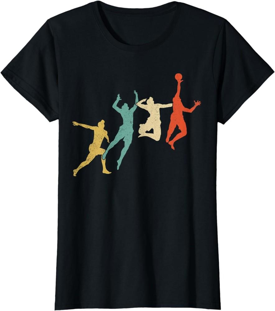 

Volleyball Player Retro Spike Team Sports Gift Ladies Crewneck T-Shirt Unisex T-Shirt XXL