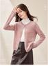 Shexi Women's 100% Cashmere Jacquard Cardigan