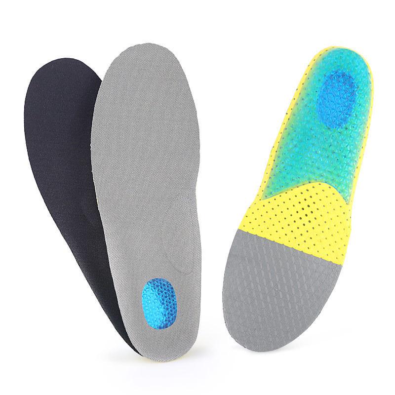 Gel Shock-Absorbing Silicone Sports Insole for Pressure Relief in Running and Basketball Shoes