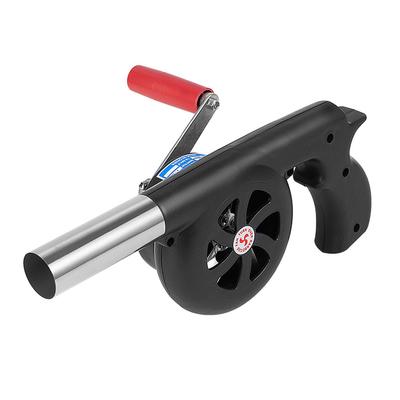 Ruční klika BBQ táborák vzduchový ventilátor přenosný ruční BBQ ventilátor pro venkovní kempování BBQ