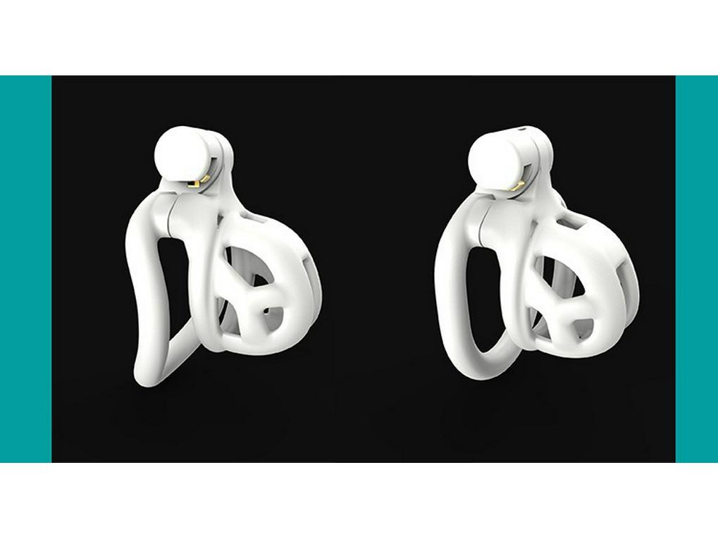 Abstinence Mini Cobra Chastity Lock: Ultra-Small Anti-Masturbation Purity Device for Men.