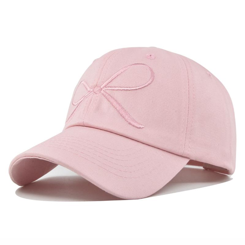 Women's Bow Embroidery Baseball Caps Casual Sports Streetwear Sun Hats Suitable For Daily Wear and Gift Giving