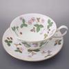 [Officially Imported] Wedgwood Wild Strawberry Cup & Saucer (Peony) Wedding Gift 1053287