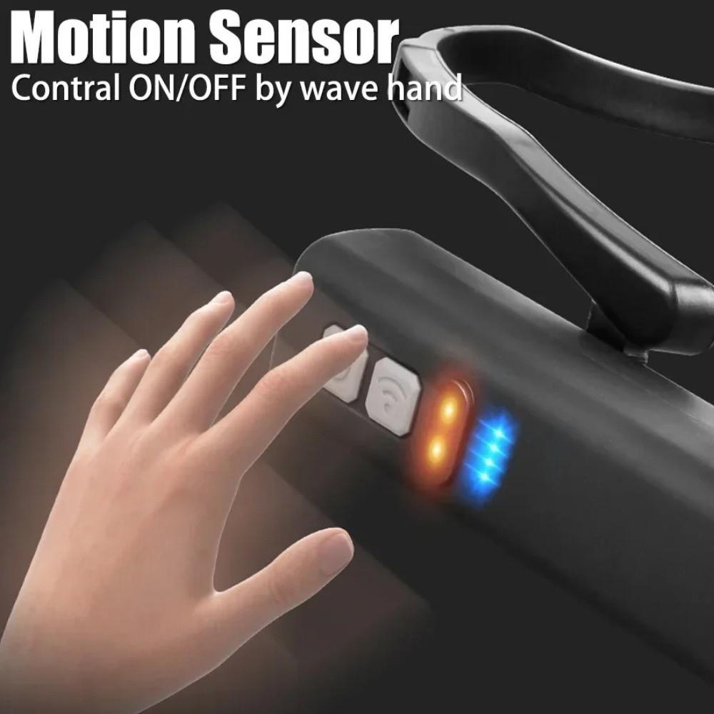 Removable Ear Clip Headlamp Waterproof Motion Sensor Headlamp LED Flashlight Fishing