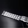 21mm T099407A T099408A T099407 T099408 Watch Band Durable Butterfly Double Buckle Stainless Steel Strap For T099