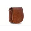 Goat Leather Crossbody Bag for Women | Handmade Vintage Brown Purse | Small Leather Satchel | Shoulder Bag | Gift for Her