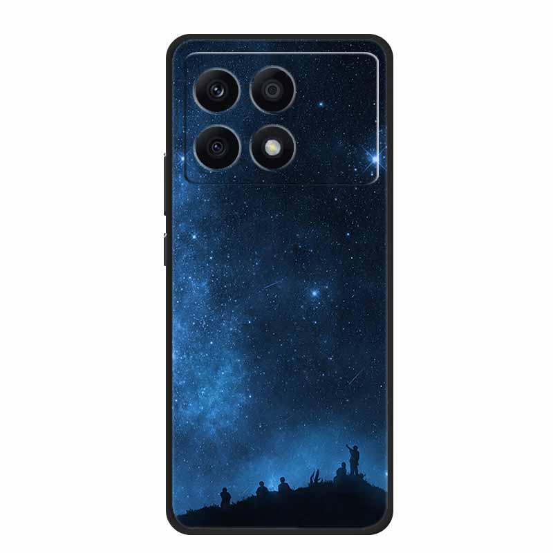 Para Xiaomi Poco X6 Pro 5G Funda Lujo TPU Silicona Trasera Fundas de Teléfono para Xiaomi Poco X6 Dibujos Animados Protector 2311DRK48I Funda