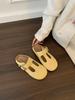 Fashion Slippers Women Summer Shoes Platform Slides Cover Toe Soft Rubber Retro Casual Mary Janes Leisure Shoes Cover Toe Womens Slipper