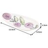 Flower Mini Small Plate and Spoon Rest Purple 30704