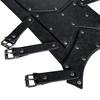 Medieval Faux Leather Leg Guards Vintage Studded Leg Gaiters with Adjustable Straps for Cosplay and LARP Enthusiasts