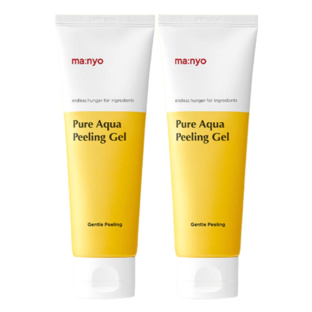 

ma:nyo Pure Aqua Peeling Gel 120ml Duo Set | Gentle PHA Exfoliation & Deep Hydration K-Beauty Gommage Peel