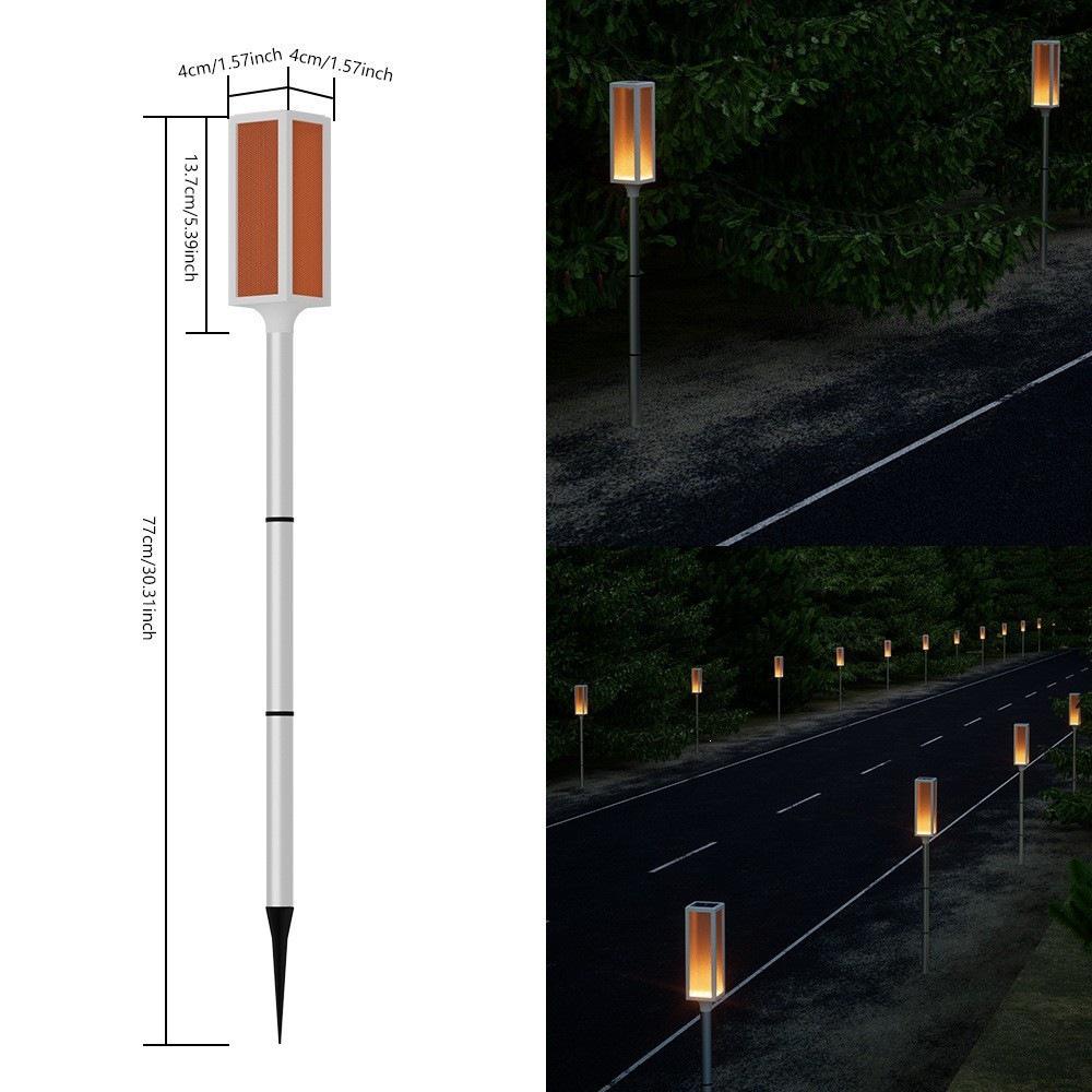 LED Solar Flashing Road Construction Barrier Light - Rainproof Outdoor Warning Signal Pole Light. Solar Warning Light