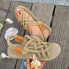 Sandals Woman Shoes Braided Rope with Traditional Casual Style and Simple Creativity Fashion Sandals Women Summer Shoes