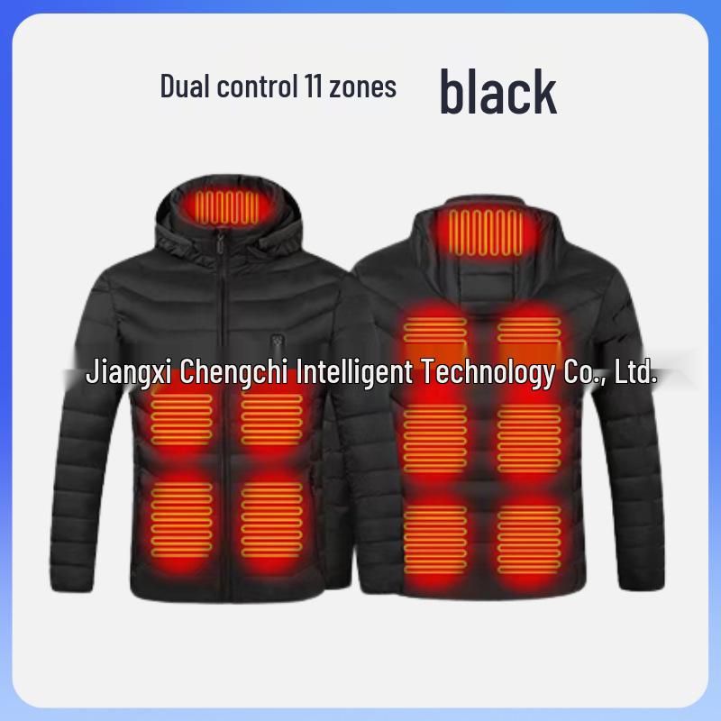 USB-beheizte Baumwolljacke mit einstellbarer Temperaturregelung