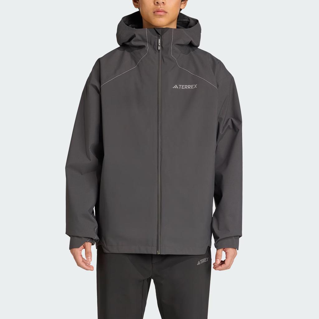 Adidas Terrex FW25 XPL FLC Three-In-One Casual Zip-Up Hooded Long Sleeve Jacket Men Jackets JV8688