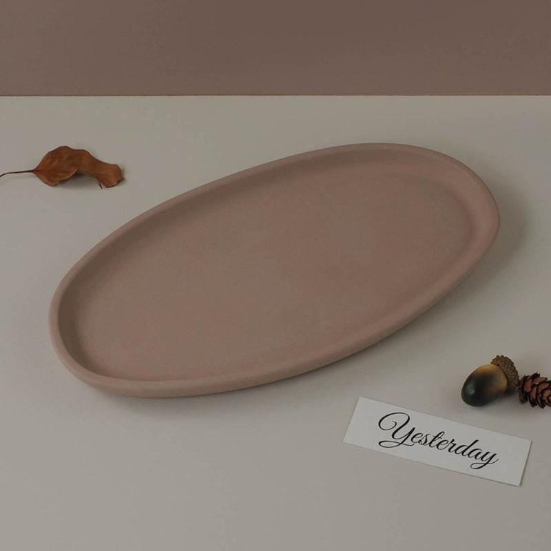 DIY Crystal Oval Trays Silicone Molds Unique Storage Dish Resin Molds Birthday Gifts Rolling Tray Mold DIY Plate Molds