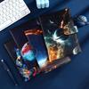 Premium A5 Interstellar Notebook: Creative Color Printing, Ideal for Notes & Records, Single Piece Order Available, Popular In Foreign Markets