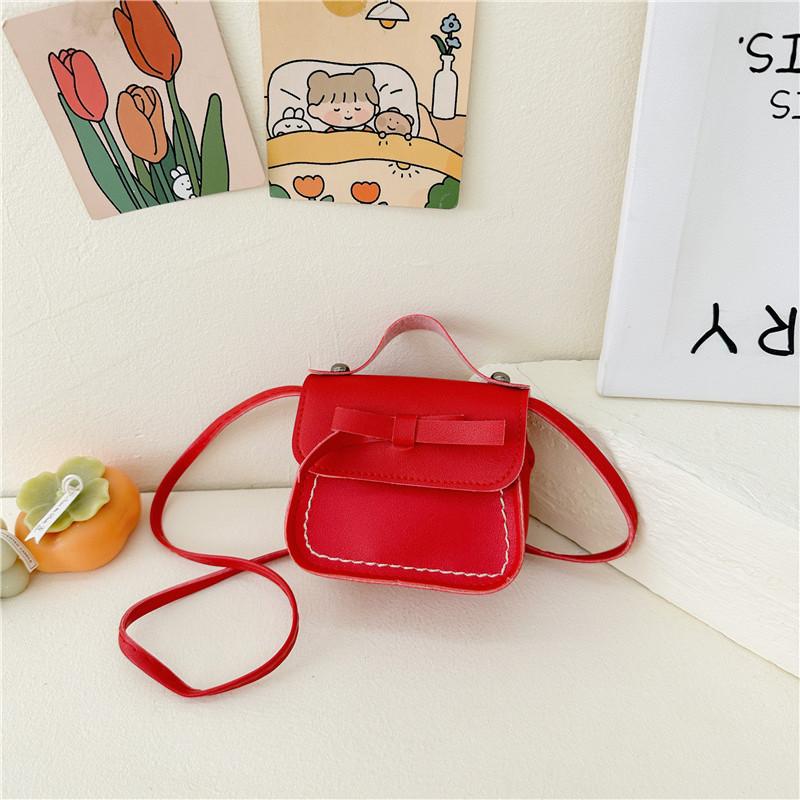 Cute Versatile Bow Accessory Crossbody Bag Kids Waterproof Mini Bag Shoulder
