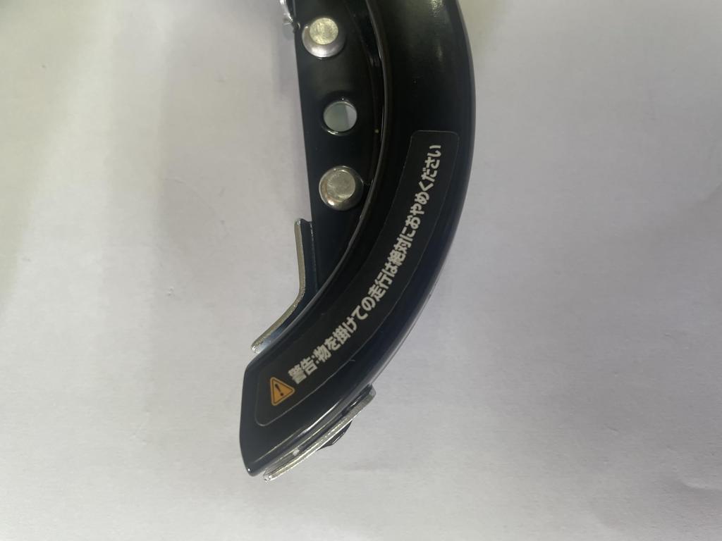GORIN Ring Lock with Helmet Lock Function Large Ring Lock Key Type Black GR750HL-KV