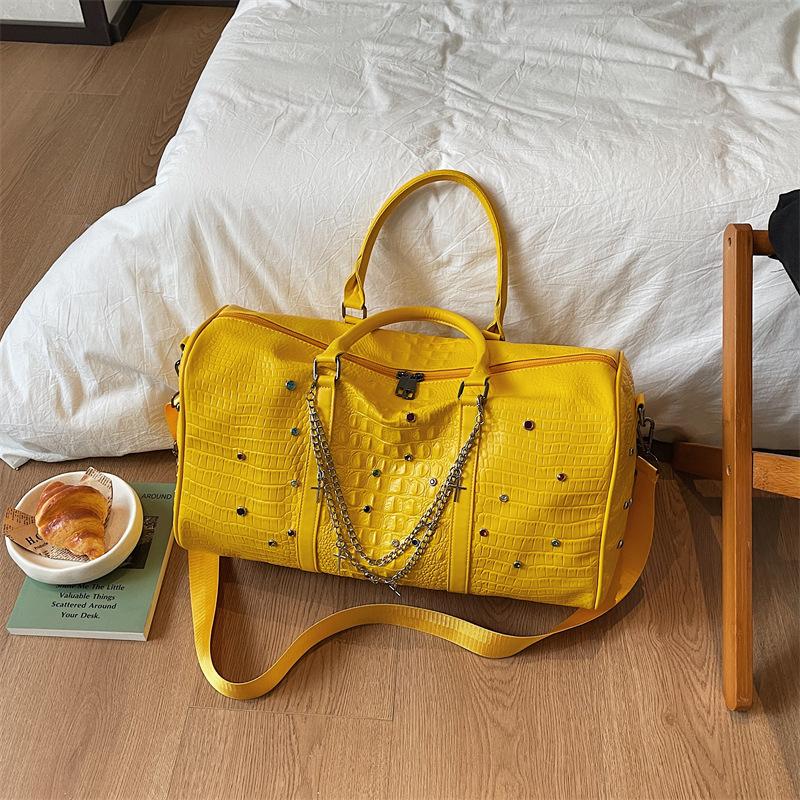 Borsa da Viaggio di Grande Capacità Borsa da Palestra Leggera da Donna Borsa Portatile per Viaggi a Breve Distanza Borsa da Viaggio