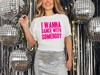 I Wanna Dance With Somebody T-Shirt Personalisiertes Kostümwochenende 80er