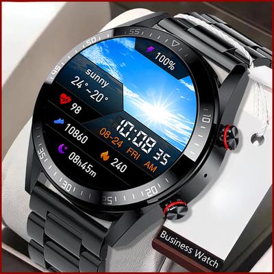 Smart Watch Men Always Display The Time Bluetooth Call Local Music Men Smartwatch For Huawei Xiaomi