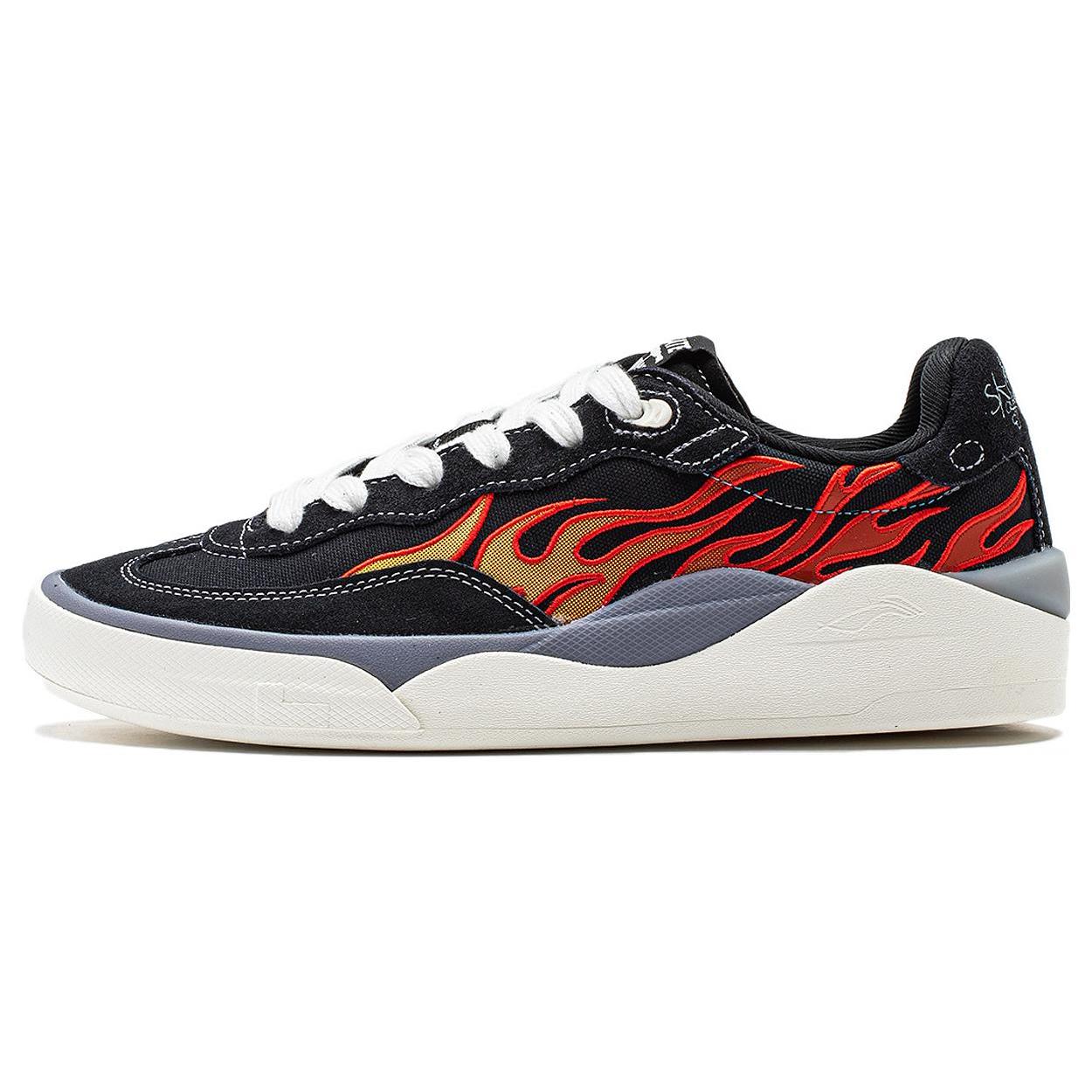 

LiNing Skategeneral Wear resistant And Lightweight Low Top Skateboard Shoes Men s Black 42