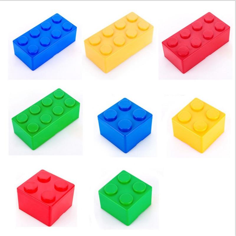 Stackable Block-Shaped Desktop Storage Organizer Box