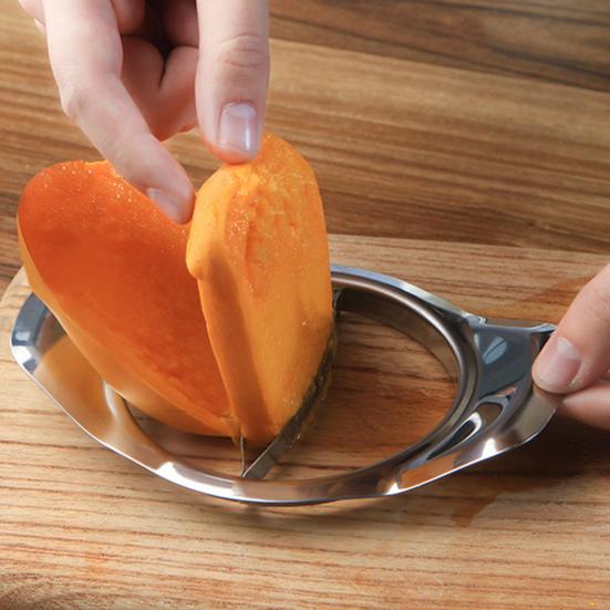 Dénoyauteur & Coupe-fruits En Acier Inoxydable – Tranche Pommes, Poires, Oranges – Rapide, Stable, Facile à Nettoyer
