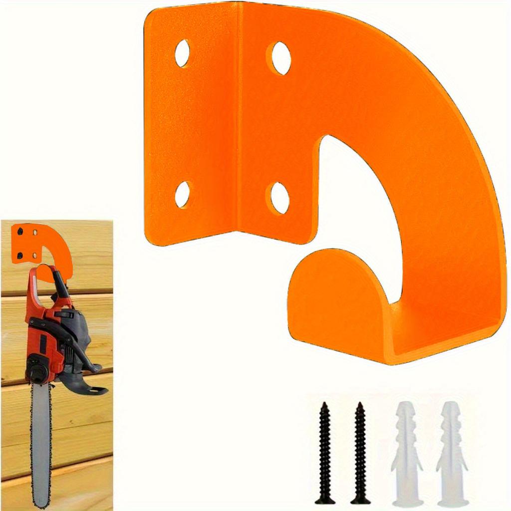 1pc Metal Wall-Mounted Tool Shelf - Garage & Garden Organizer with Screws & Expansion Tube, Industrial Floating Shelf - for Garage, Outdoor, Workshop