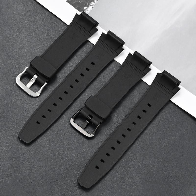 17mm Resin Replacement Strap For Casio AQ-160W/AQ-163W Men Band Rubber Sprot Waterproof Bracelet Watch Accessories