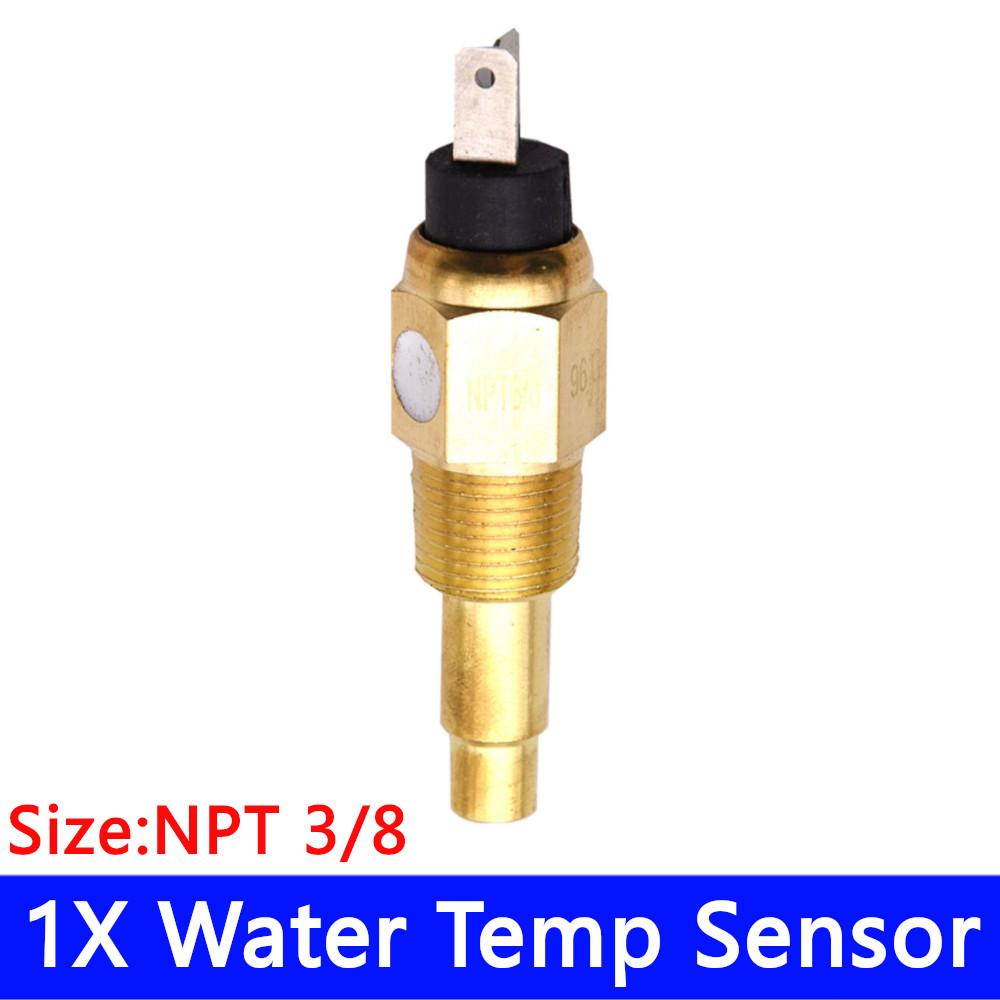 Custom Temperature Sensor Oil Temp NPT1/4 M14 M16 Water Temperature Sensors 14/17/21mm NPT1/8 NPT 3/8 For 52mm Temperature Gauge
