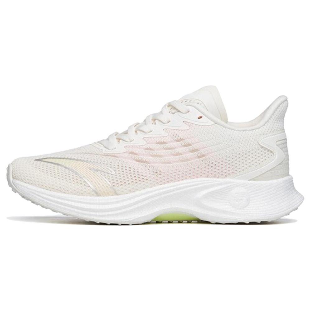 

New Anta Cushioning Wear Resistant Low Top Running Shoes Women s Ivory White 122355583-5 38.5