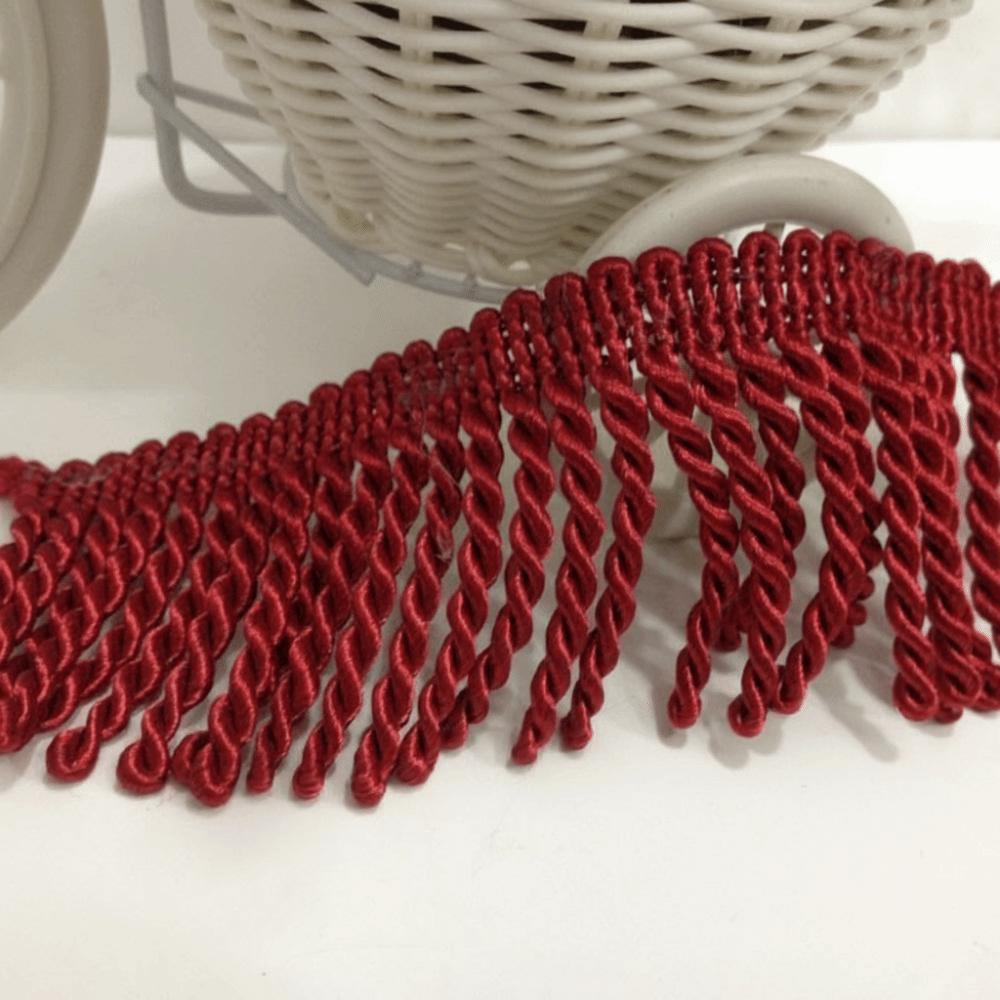 11M Polyester Fringe Lace Fabric Trim Craft Supplies Gold Fringe Trim Lace Trim Ribbon  Latin Dress