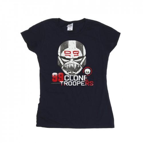 Star Wars Womens/Ladies The Bad Batch 99 Clone Troopers Cotton T-Shirt