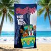 1Pc Scoobydoo Mystery Night Beach Towel Quick Dry Multiuse For Beach Pool Gym Yoga Home Travel Christmas Halloween Xmas Gift L136