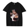 Seonghwa Flipping Off Meme Classic Ateez T Shirt Unisex ’s Women Oversized 100% Cotton Funny Short Sleeve Summer Print Unisex Tops