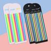 1pcs Fluorescent Sticky Strips 160 Sheets PET Transparent Memo Pad Index Stickers for Book Home Office